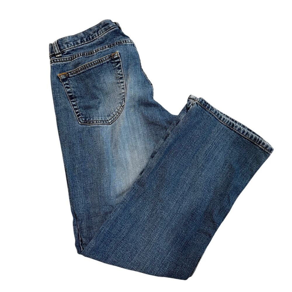 Gap Stretch Size 6 Denim Jeans Medium Wash Stretch Pockets Straight Leg - Picture 4 of 4